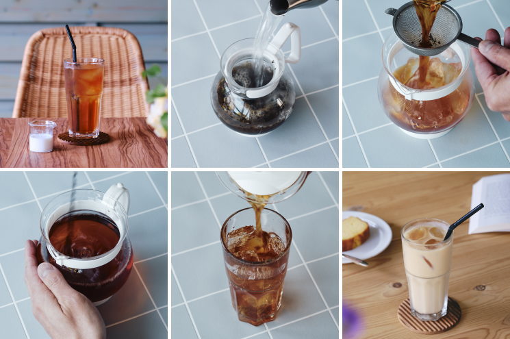 アイスミルクティーの作り方・カフェ用「その１」